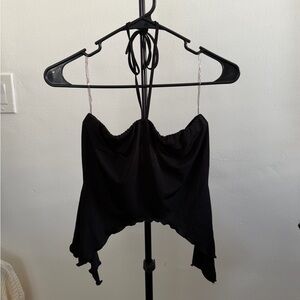I AM GIA Black Strapless Top (Medium)